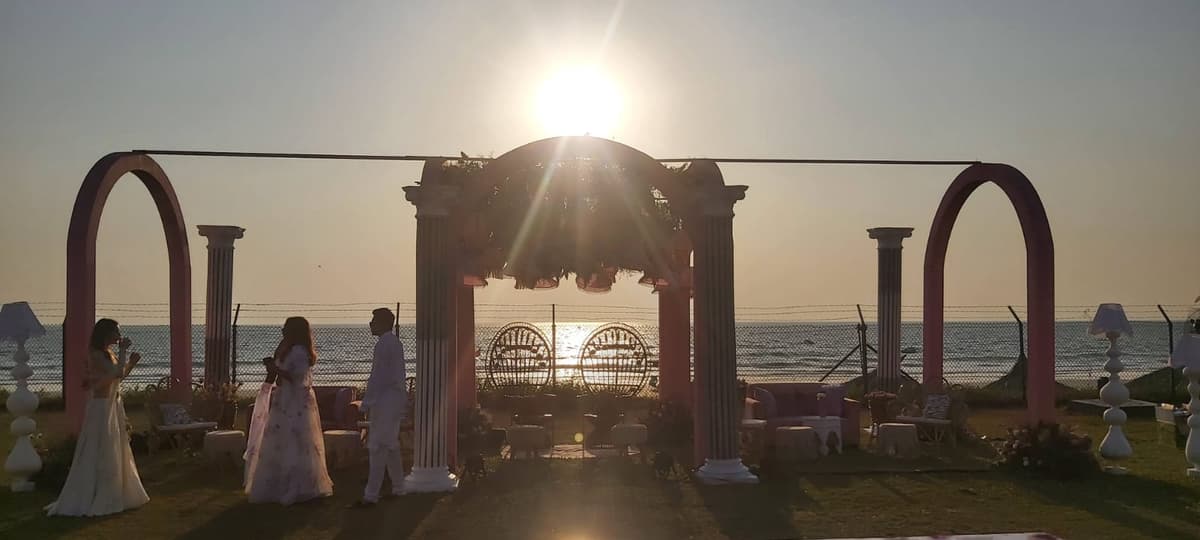 Sundown Beach Wedding